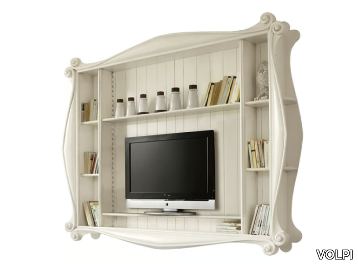EMMA - Open floating bookcase _ VOLPI