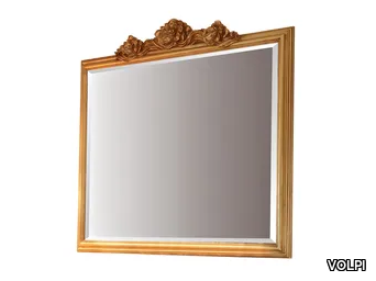 ADELE 140X110 - Rectangular framed wall-mounted mirror _ VOLPI