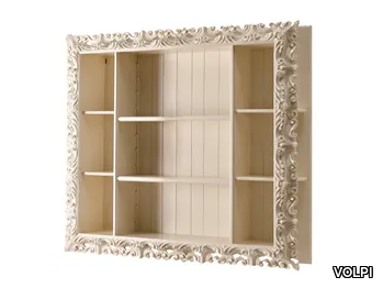 ANGELICA - Open floating bookcase _ VOLPI