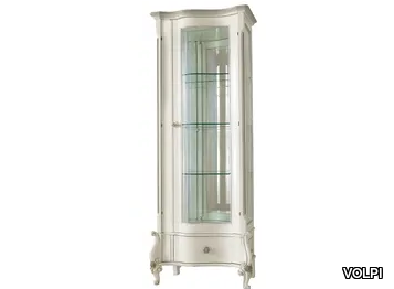 CAPRI - Wood and glass display cabinet _ VOLPI