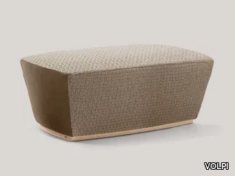 PIPEDON - Upholstered rectangular fabric pouf _ VOLPI