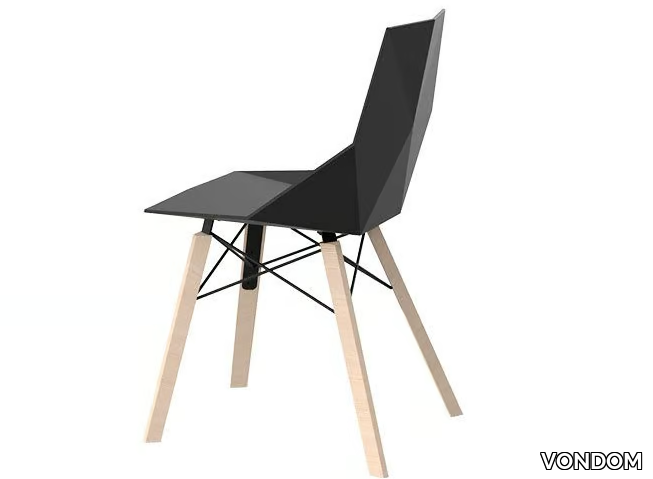 FAZ WOOD - Polypropylene garden chair _ VONDOM