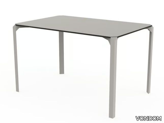 QUARTZ - Rectangular polyamide garden table _ VONDOM