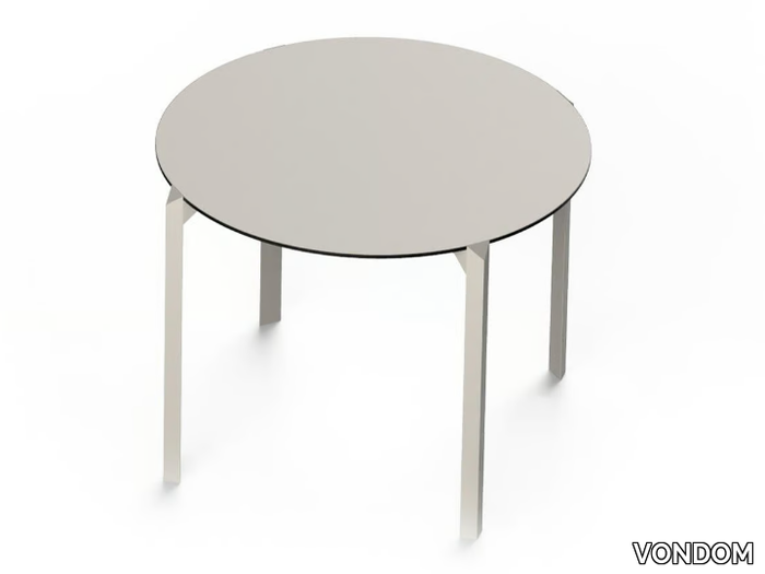 QUARTZ - Round polyamide garden table _ VONDOM