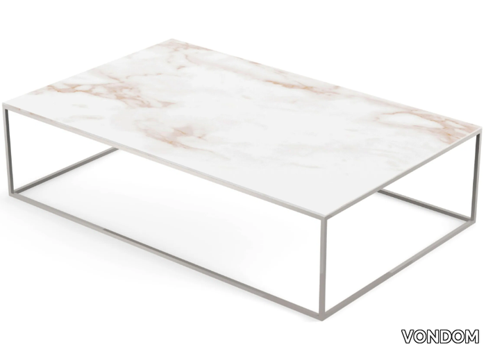 PIXEL - Rectangular low garden side table _ VONDOM