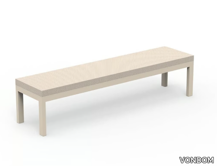 POSIDONIA - Fabric garden bench _ VONDOM