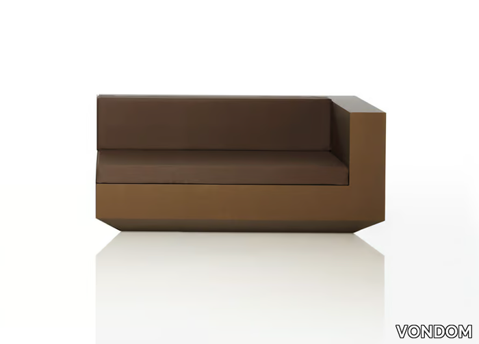 VELA L - Corner polyethylene garden sofa _ VONDOM