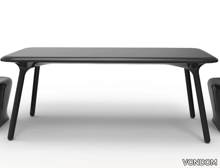 SLOO - Design rectangular polyethylene table _ VONDOM