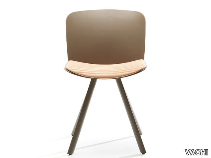 LIBERA - Polypropylene chair with integrated cushion _ VAGHI