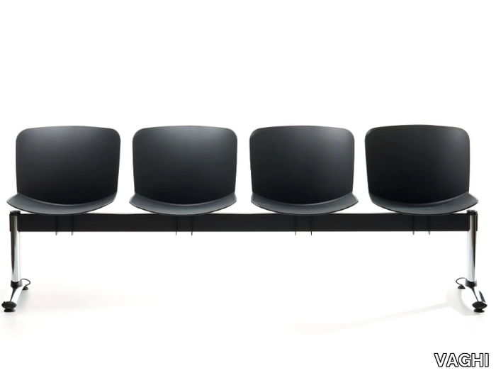 LIBERA BENCH - Freestanding polypropylene beam seating _ VAGHI