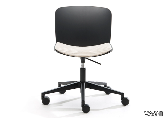 LIBERA - Polypropylene office chair with castors with 5-Spoke base _ VAGHI