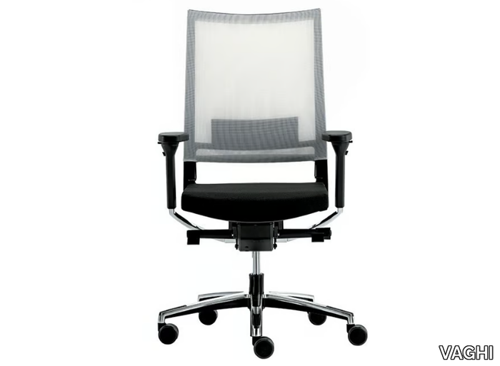 EXPO 15 - Recliner swivel mesh office chair with armrests _ VAGHI