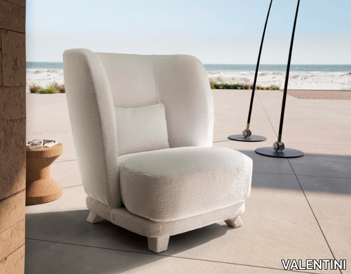 CRISS CROSS - Fabric garden armchair _ VALENTINI
