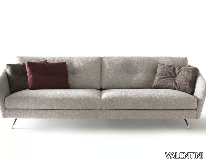 DUKE - Fabric sofa with removable cover _ VALENTINI