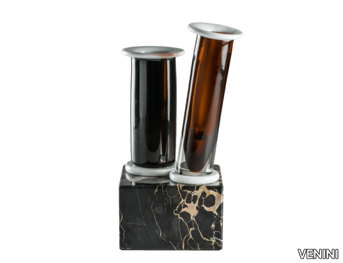 MARITO E MOGLIE - Handmade blown glass vase _ VENINI