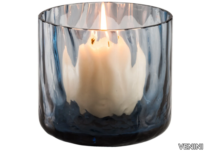 NIGHT IN VENICE - Blown glass candle holder _ VENINI