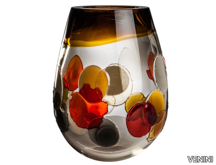 PYROS - Handmade blown glass vase _ VENINI