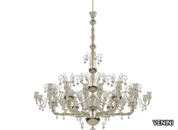 MARCELLO - Blown glass chandelier _ VENINI