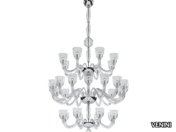 MARTINENGO - Blown glass chandelier _ VENINI