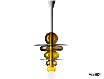 FIRENZE - Handmade blown glass pendant lamp _ VENINI