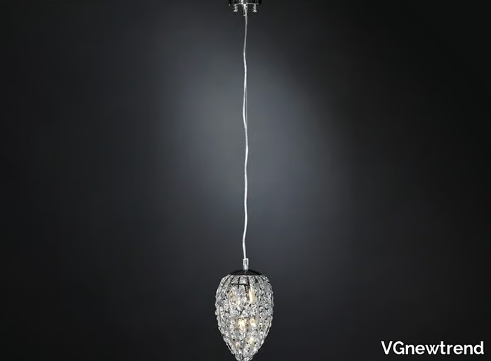 ARABESQUE EGG - Pendant lamp with crystals _ VGnewtrend