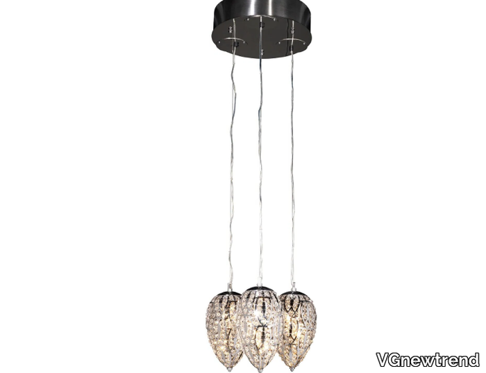 ARABESQUE LIGHTFALL EGG - Pendant lamp with crystals _ VGnewtrend