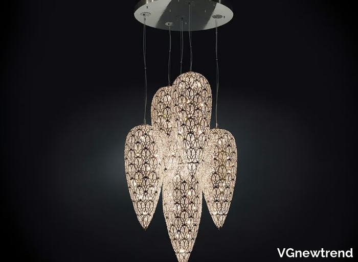 ARABESQUE LIGHTFALL SENSATION - Pendant lamp with crystals _ VGnewtrend