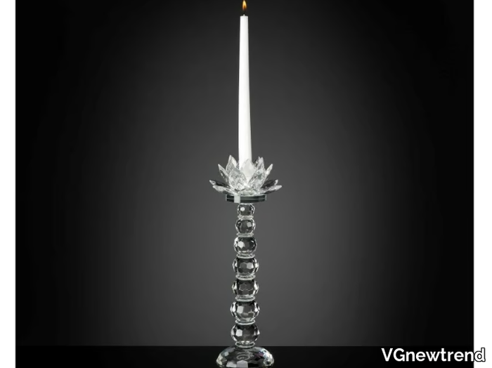 LOTUS STEM - Crystal candle holder _ VGnewtrend