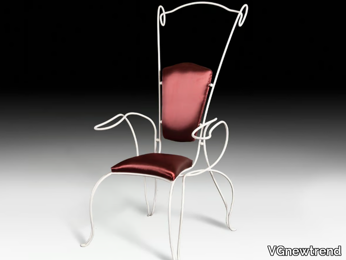 PHILO - Wrought iron garden chair _ VGnewtrend