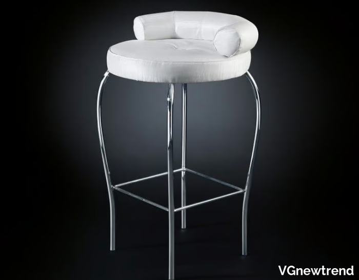 MARILEN - Fabric stool with footrest _ VGnewtrend