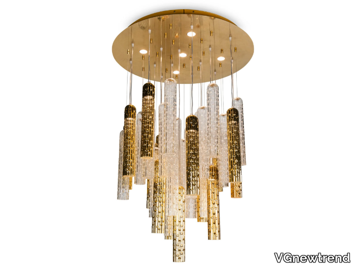 NEW PIPE ROUND - Murano glass pendant lamp _ VGnewtrend