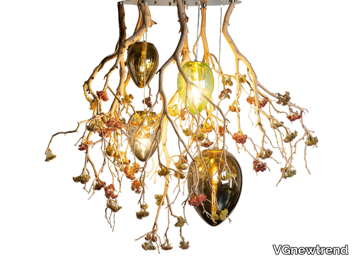 FLOWER POWER MANZANITA EGGS - LED crystal ceiling lamp _ VGnewtrend