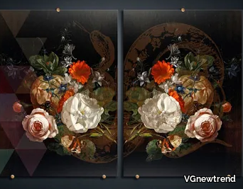 FANCY BOUQUET 1 - Print on glass _ VGnewtrend