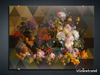 FANCY BOUQUET 3 - Print on glass _ VGnewtrend