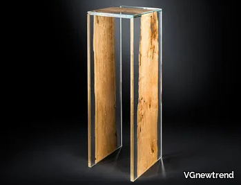 VENEZIA - Wood and glass high table _ VGnewtrend