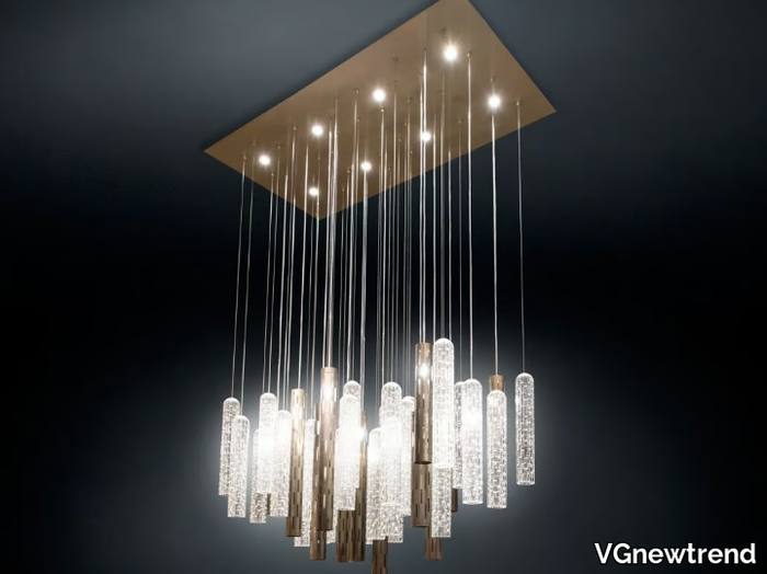 PIPE LIGHT - LED Murano glass pendant lamp _ VGnewtrend