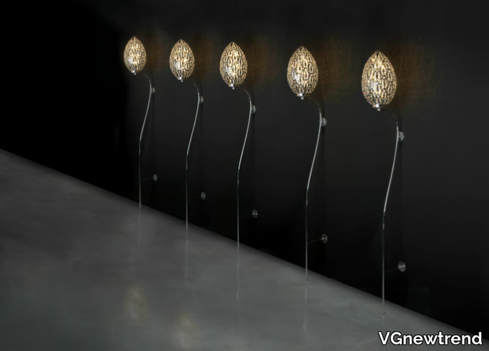 ARABESQUE ICONICO EGG - Crystal wall lamp / floor lamp _ VGnewtrend