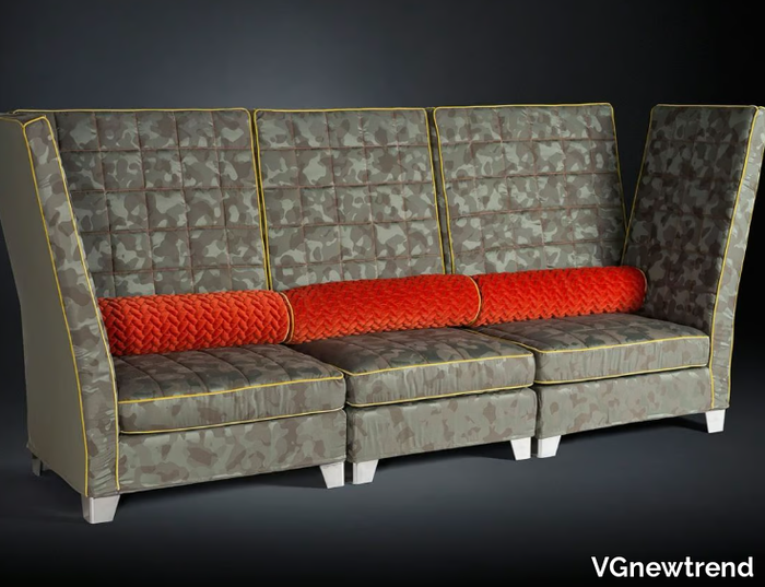 TOSCA - Modular high-back fabric sofa _ VGnewtrend