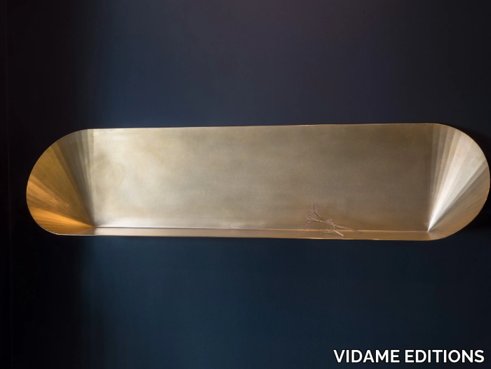 COQUILLAGE BRASS - Powder coated steel wall shelf _ VIDAME EDITIONS