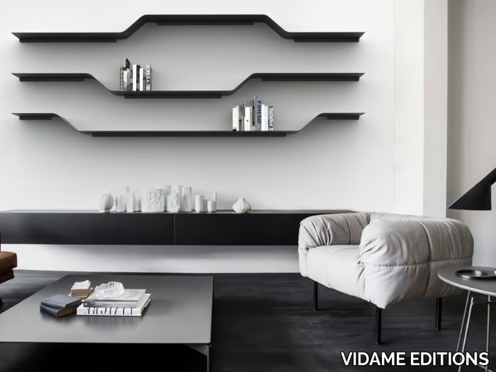 SET 5 - Powder coated steel wall shelf _ VIDAME EDITIONS