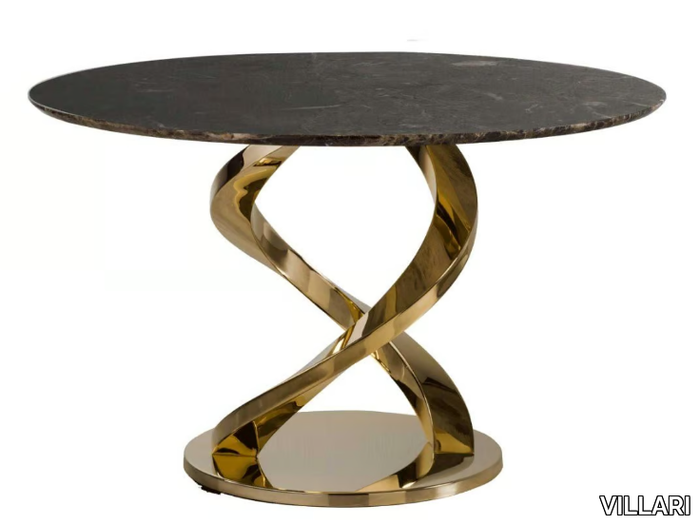 WOMAN - Dark Emperador marble table _ VILLARI