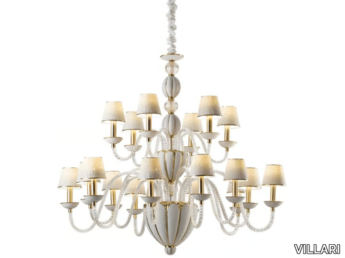 AMOUR - 18 LIGHT - Handmade porcelain chandelier _ VILLARI