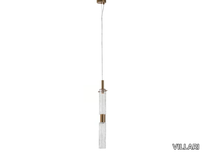 DRUM - Murano glass pendant lamp _ VILLARI