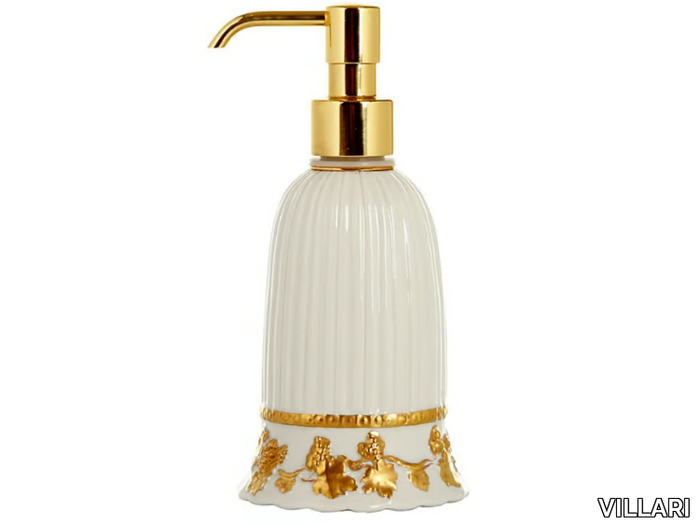 IMPERO - Porcelain Bathroom soap dispenser _ VILLARI