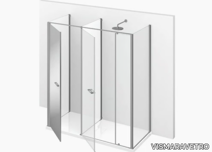 TWIN T25 - Shower cabin with storage container _ VISMARAVETRO