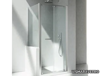 JUNIOR GN+GP - Tempered glass shower cabin _ VISMARAVETRO