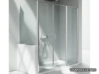 LINEA L3+LP - Tempered glass shower cabin _ VISMARAVETRO