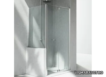 REPLAY RN+RV - Tempered glass shower cabin _ VISMARAVETRO