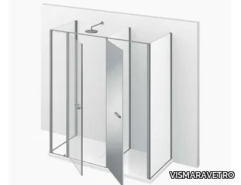 TWIN T23 - Shower cabin with storage container _ VISMARAVETRO