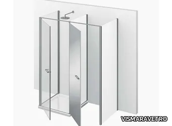 TWIN T33 - Shower cabin with storage container _ VISMARAVETRO